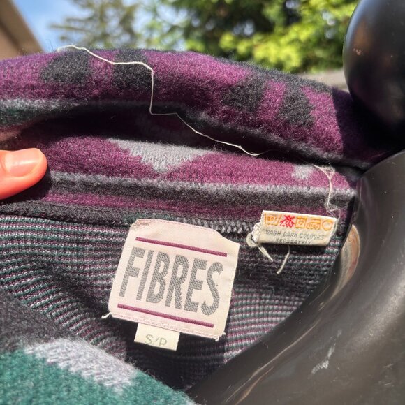 Fibres Vintage Quarter-Zip Sweater - Picture 2 of 5